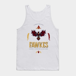 Fawkes the Phoenix Companion and Defender Wizardry Tank Top